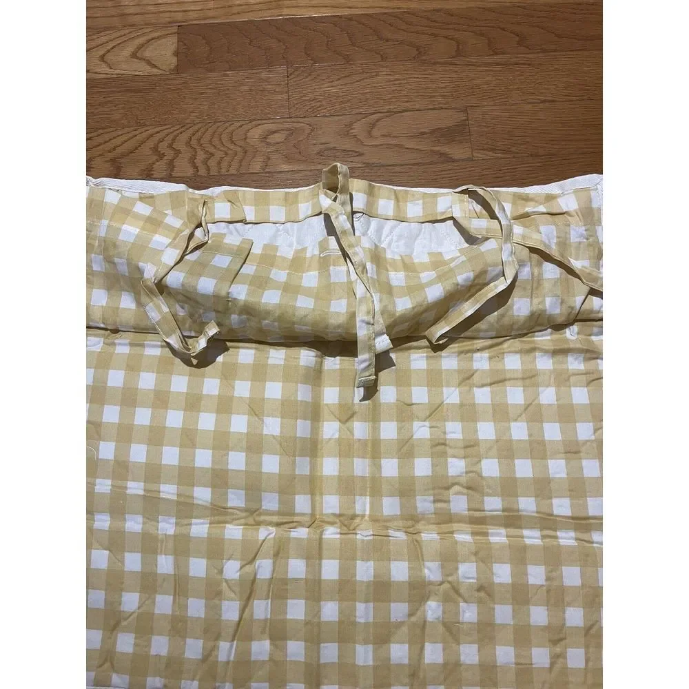 Chaps Home Dylan‎ Standard Sham Yellow And White Gingham 26